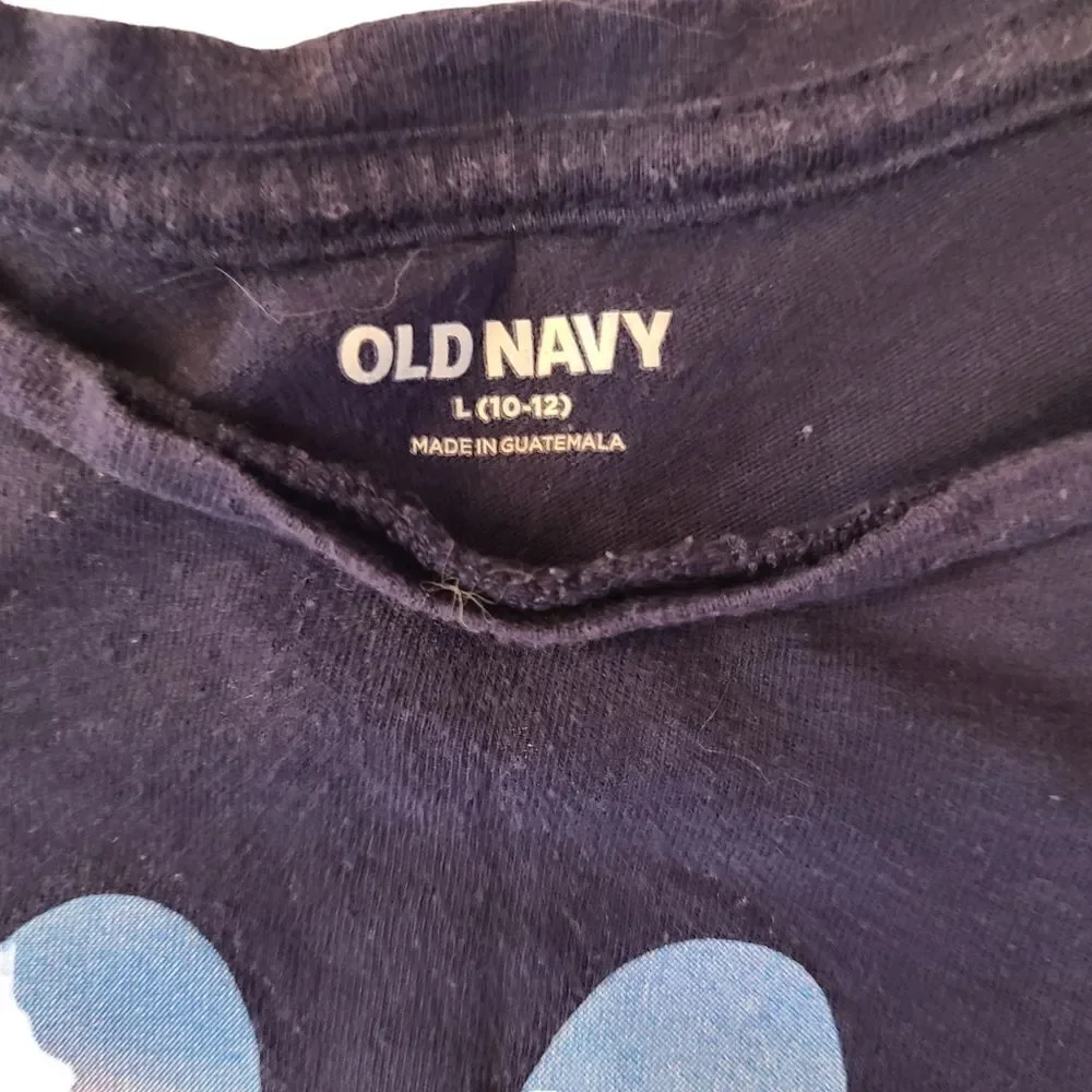 NY Laundry & Old Navy Shorts & Tee Matched‎ Set Peace & Love Ombre sz 10-12